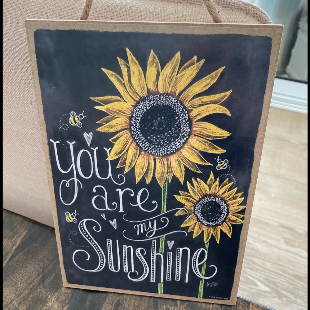 You are my Sunshine  Plaque